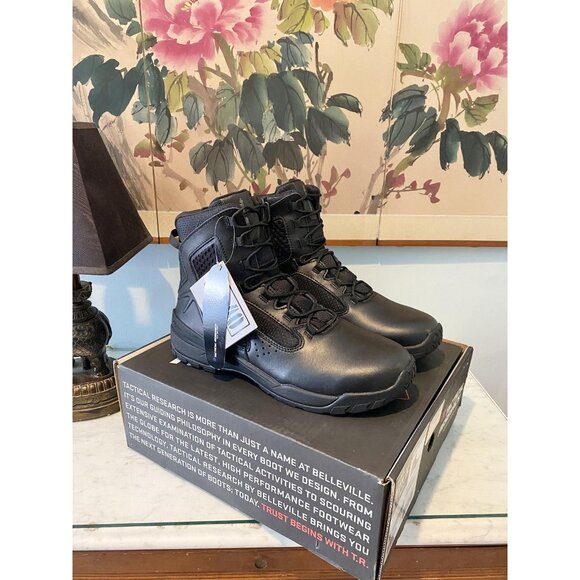 Tactical Research Boots Mens Size 11.5 Wide TR1040-LSZ Belleville Work - Picture 1 of 5